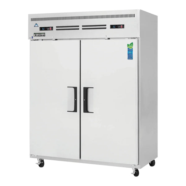 Everest Refrigeration ESWRF2 59" Top Mount Solid Door Dual Temperature Reach-In Freezer/Refrigerator, 115 V, 1 Phase, 60 Hz