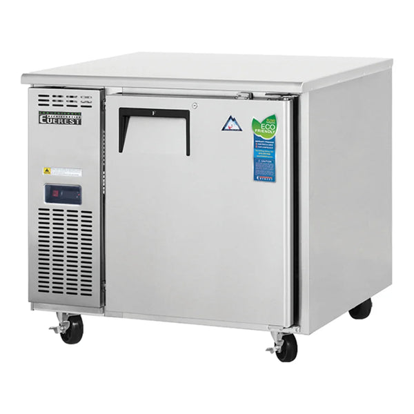 Everest Refrigeration ETF1 35 5/8" Side Mount Solid Door Undercounter Freezer, 115 V, 1 Phase, 60 Hz