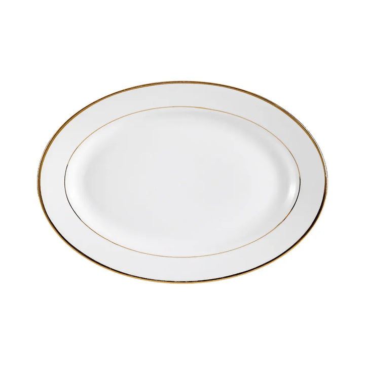 CAC China GRY-14 Oval Platter 14" Case of 12 Pcs