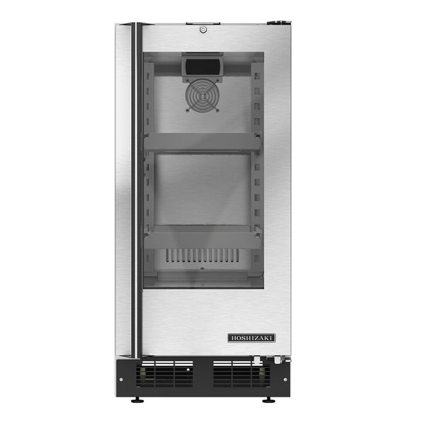 Hoshizaki HR15A-G Single Section Undercounter  Refrigerator, 14.8" W x 25.75" D x 31.5" H