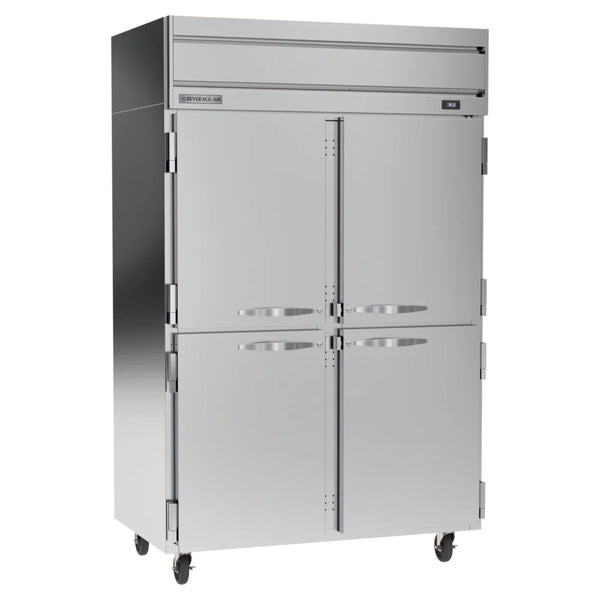 Beverage-Air HRP2HC-1HS Horizon Series 52" Half Door Reach In Refrigerator
