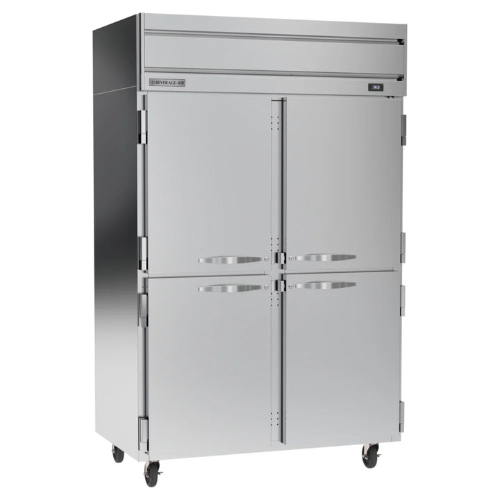 Beverage-Air HRP2HC-1HS Horizon Series 52" Half Door Reach In Refrigerator