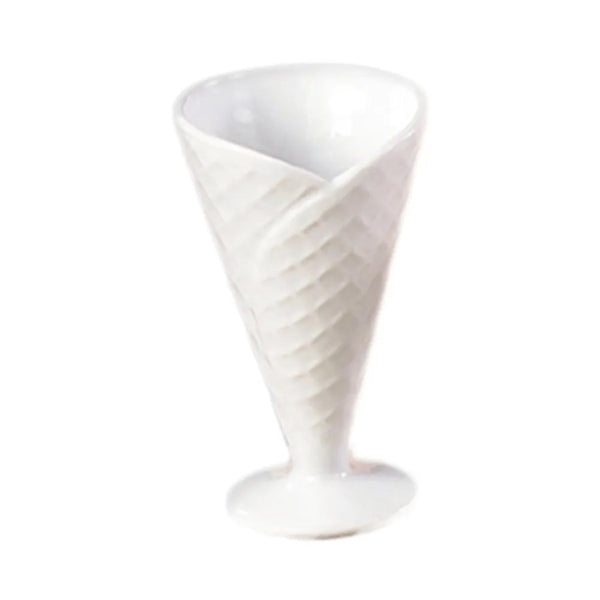 CAC China ICE-8 Ice Cream Cup 8oz 4" Case of 24 Pcs