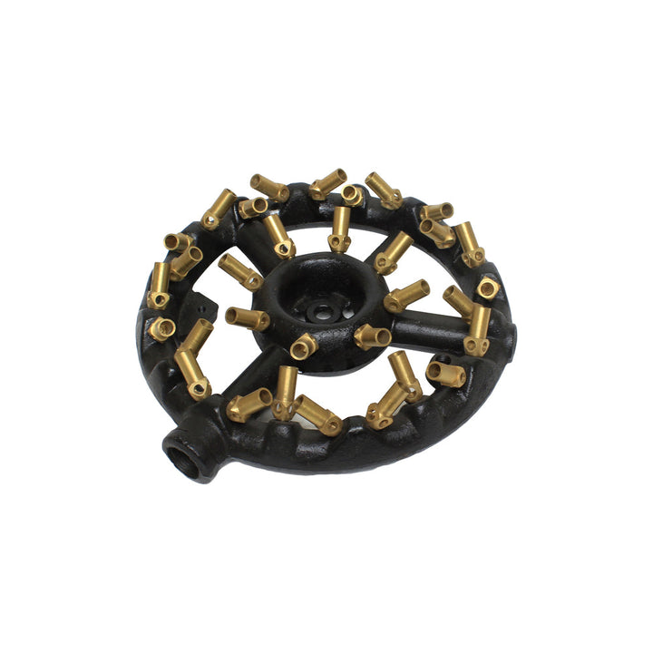 Thunder Group IRBR003CL Cast Iron Base 32 Nozzles Propane Jet Burner, 100,000 BTU