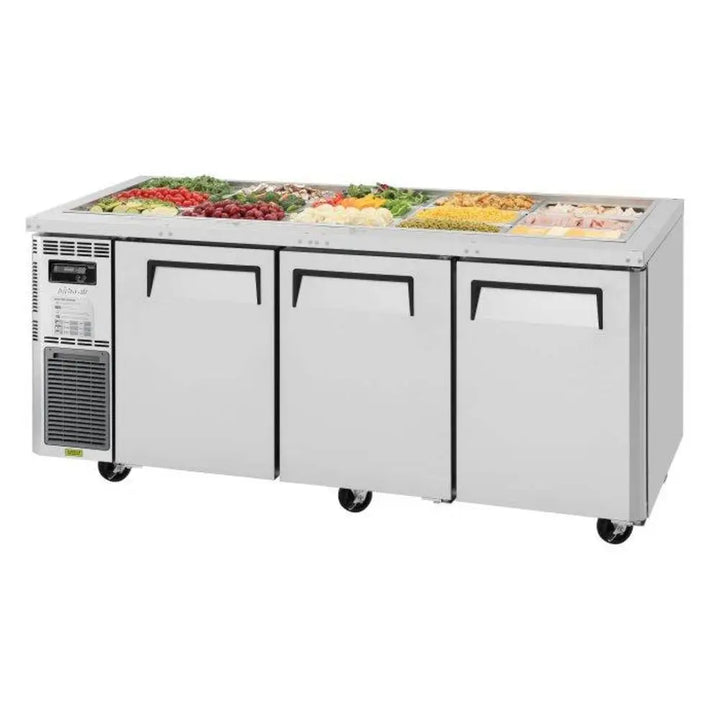 Turbo Air JBT-72-N 70-7/8" 3 Section J Series Refrigerated Buffet Table, 18 cu. Ft., 115/60/1