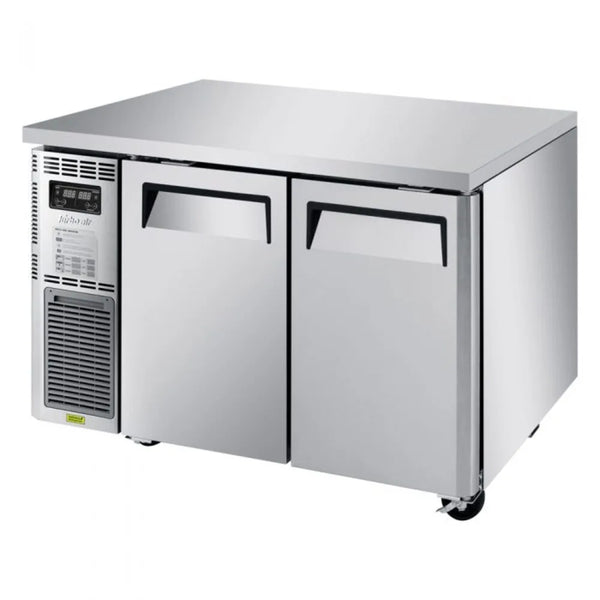 Turbo Air JURF-48-N 47-1/4" 2 Section J Series Undercounter Dual Temp Refrigerator/Freezer, 4.48 cu. Ft., 115/60/1, Side Mount