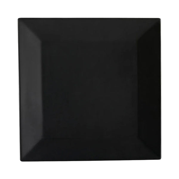 CAC China KC-6-BLK Square Plate Black 6" Case of 36 Pcs