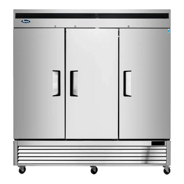 Atosa MBF8504GR 82" Reach-In Bottom Mount Freezer, 3 Three Door, 68 Cu.Ft