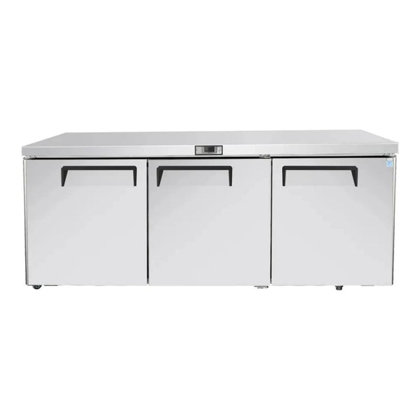 Atosa MGF8404GR 72.69" Undercounter Refrigerator 21.1 Cu.Ft