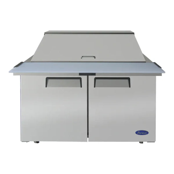 Atosa MSF8306GR 48.2" Mega Top Sandwich Prep Table, 18 Pans 7.2 Cu.Ft