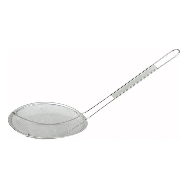 Winco MSS-6.5F 6-1/2" Single Mesh Strainer, Fine, Stainless Steel