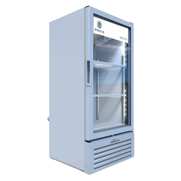 Beverage-Air MT10-1W 25" Marketeer Series Refrigerated Glass Door Merchandiser with LED Lighting White