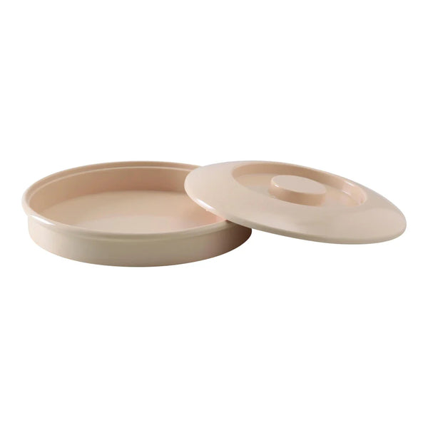 Yanco NS-608T Nessico Tortilla Server with Lid, 8.25" Diameter, Melamine, Tan Color, Pack of 12