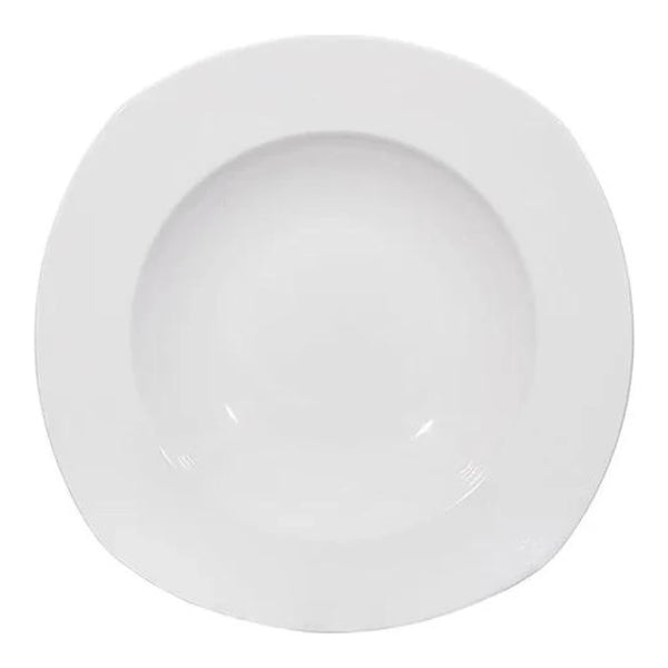 Furtino England Nuovo 32cm/12.5'' White Porcelain Service/Chop Plate, Pack of 6