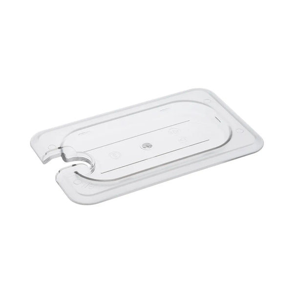 CAC China PCSL-NC Cover PC Food Pan Notched 1/9 Size /Each