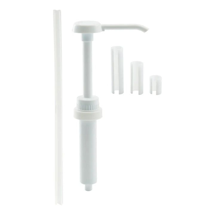 Winco PKT-1 Pump Dispenser w/3 Capacity Restrictors for 1-Gal Jug, 17"L O.A, 1-1/2" Dia Cap