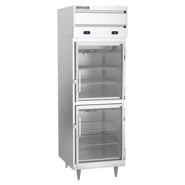 Beverage-Air PRF12-12HC-1HG 26 1/2" Half Glass Door Dual Temperature Reach In