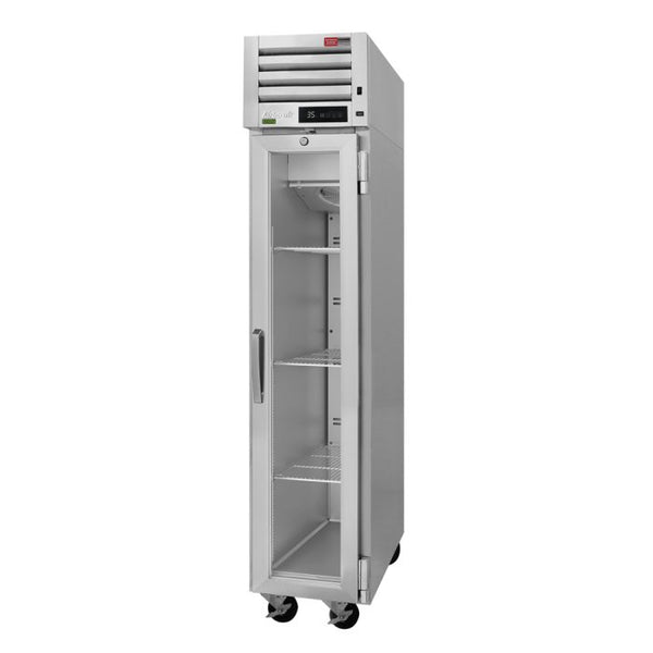 Turbo Air PRO-12R-G-N(-L) 17.75" 1 Section Top Mount Reach-In Refrigerator, 9.47 cu. ft., 115v/60/1