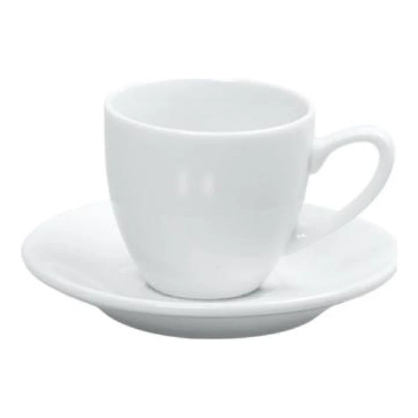 Yanco PS-36 4 1/2? White Porcelain Saucer, Pack of 36