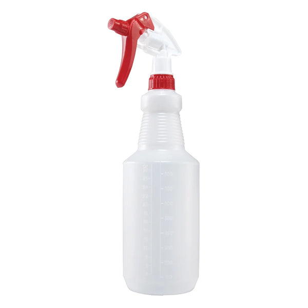 Winco PSR-9R Red Plastic Spray Bottle, 28 Oz