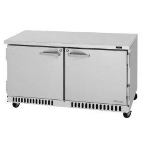 Turbo Air PUR-60-FB-N 60-1/4" 2 Section Pro Series Undercounter Refrigerator, 14.8 cu. Ft., 115/60/1 - Front Breathing