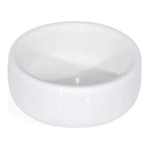 Furtino England River 6.5cm/2.5" White Porcelain Butter Block, Pack of 6