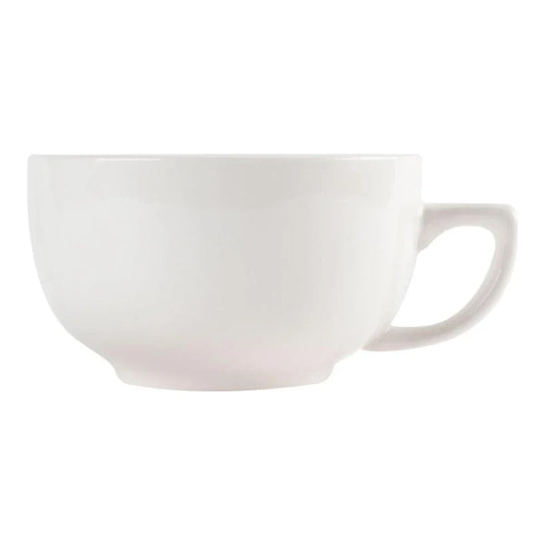 Yanco RE-56 14 Oz White Recovery Cappuccino Cup, Pack of 36