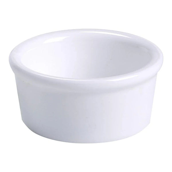Yanco RK-203 2.5 Oz White Porcelain Ramekin Dish, Pack of 48