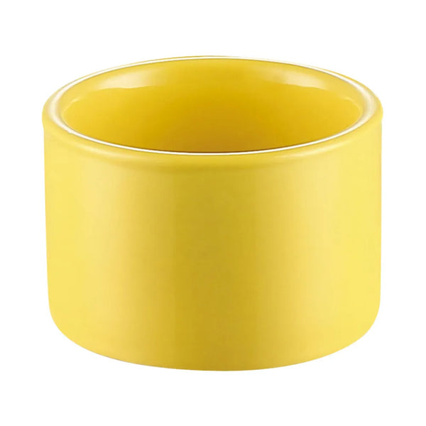 CAC China RKF-C4-SFL Straight Ramekin Sunflower 5oz 3" Case of 24 Pcs