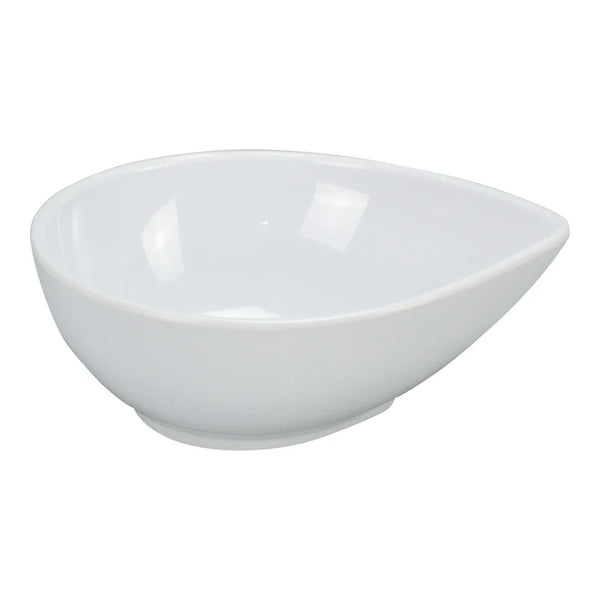Yanco RM-704 4 Oz White Melamine Water Drop Shape Rome Dish, Pack of 72