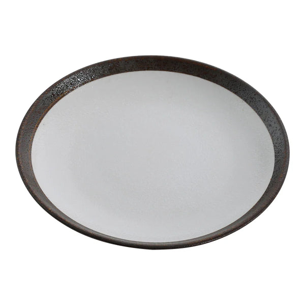 Yanco RO-107 Rockeye 7" Two-Tone Round Coupe Dinner Plate, Pack of 36