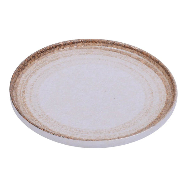 Yanco RO-2207 7.25" Porcelain Two-Tone Round Plate, Pack of 36