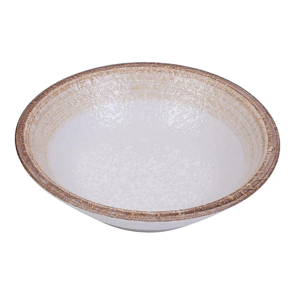 Yanco RO-2405 Rockeye-2 5 Oz Porcelain Two-Tone Fruit Bowl, 4 3/4" X 1 1/4", Pack of 36