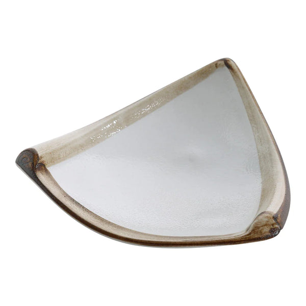 Yanco RO-910 10 Oz Two-Tone Triangle Dinner Plate, Pack of 24