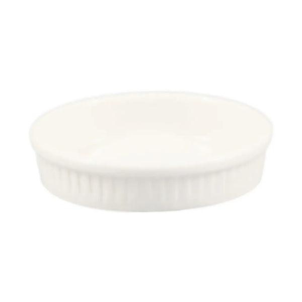 CAC China SF-R5 Soufflé Round Fluted AW 8oz 5 1/4" Case of 36 Pcs