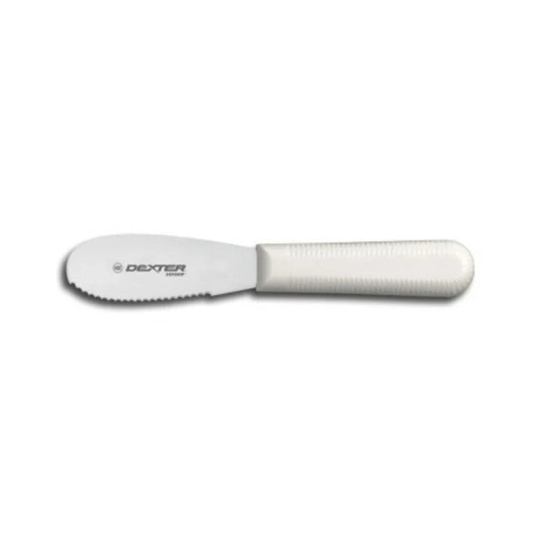 Dexter Russell SG173SC-PCP SofGrip 3 1/2" Scalloped Sandwich Spreader - 24403