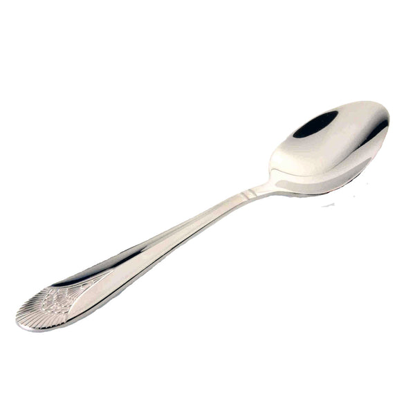 Thunder Group SLEL202 Stainless Steel 18/10 Elizabeth Teaspoon Pack of 12