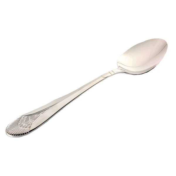Thunder Group SLEL210 Stainless Steel 18/10 Elizabeth Table Spoon European Size Pack of 12