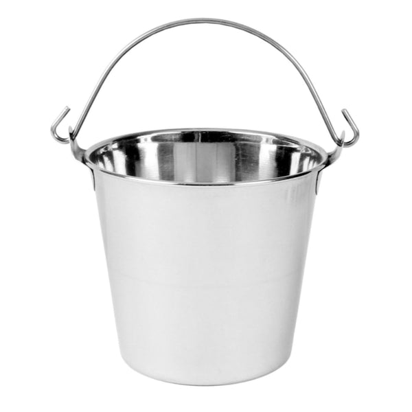 Thunder Group SLPAL013 11-1/8" x 11" Stainless Steel Pail