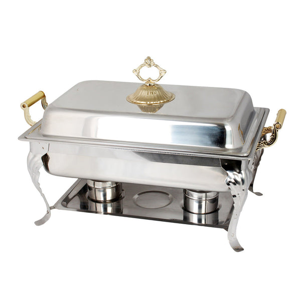 Thunder Group SLRCF8533 8 qt, 26-1/2" x 14" x 16-1/2", Full Size Rectangular Deluxe Chafer