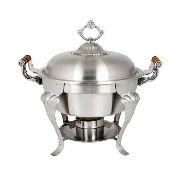 Thunder Group SLRCF8632 5 qt, 17-5/8" x 13" x 16-5/8", Half Size Round Chafer