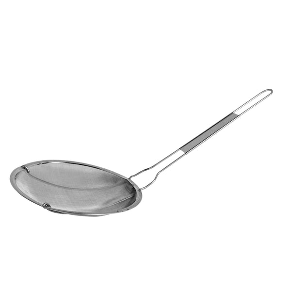 Thunder Group SLSKR875 8-3/4" Diameter, Round Fine Mesh Skimmer, Stainless Steel