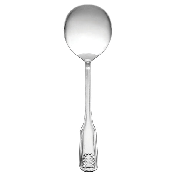 Thunder Group SLSS003 Sea Shell Bouillon Spoon, Stainless Steel, Dishwasher Safe