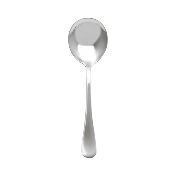 Thunder Group SLTE103 Tahoe Bouillon Spoon, Stainless Steel, Dishwasher Safe