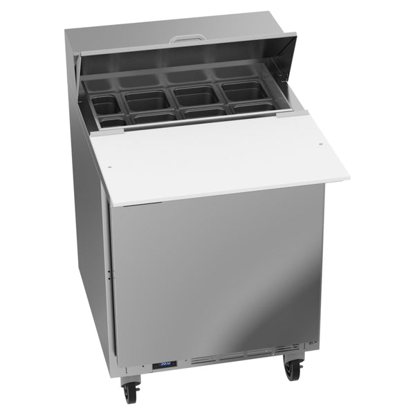 Beverage-Air SPE27HC-C Elite 27" 1 Door Refrigerated Sandwich Prep Table with 17" Deep Cutting Board