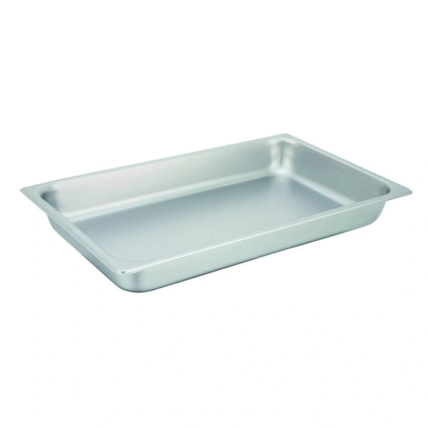 Winco SPF2 Straight-sided Steam Pan, Full-size, 2-1/2", 25 Ga Stainless Steel