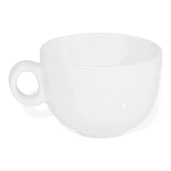 Furtino England Sphere 20cl (7oz) White Porcelain Tea Cup, Pack of 6