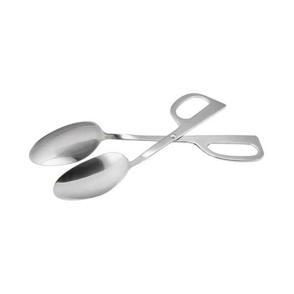 CAC China STG2-10D Tong 18/8 SS Scissor Double Spoon 10" /Each