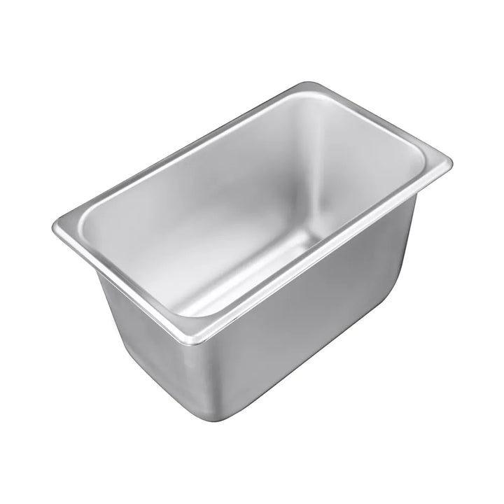 CAC China STPQ-S25-6 Steam Pan SS 1/4 25Ga. Std. 6" Case of 12 Pcs