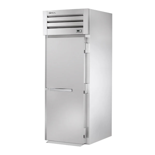 True STR1RRI89-1S Spec Series 35" Tall Solid Door Stainless Steel Roll-In Refrigerator